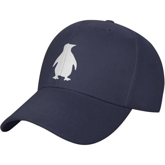 Vintage Baseball Cap for Men Women Penguin Dad Hat Adjustable Trucker Sports Hat Black