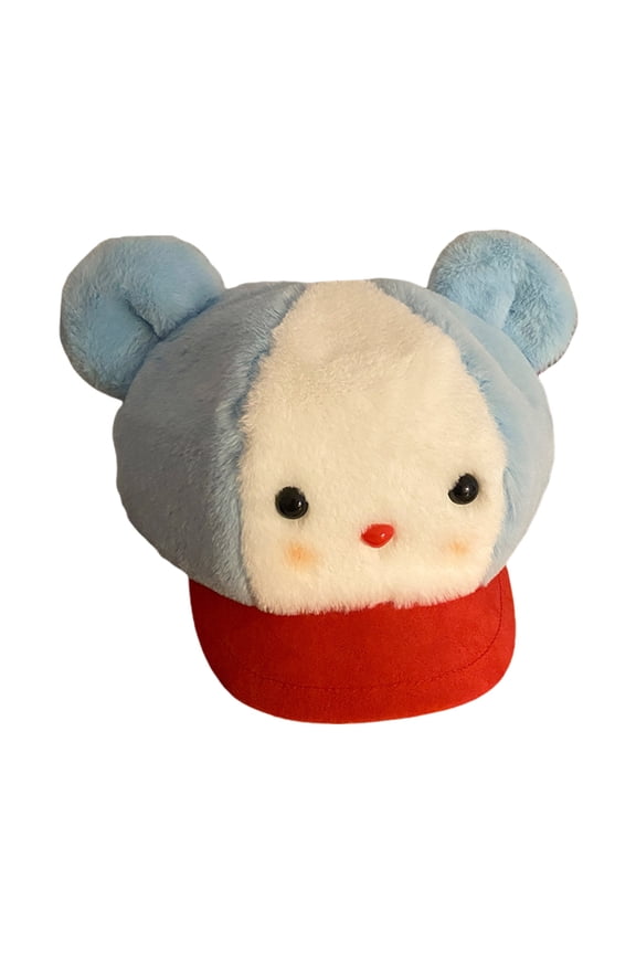 Vintage Baseball Hat Theme Furry Sport Hat Adjustable Unisex Outdoor Sports Hat Idol Supplies