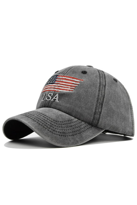 Vintage Baseball Hats American Flag Patch Breathable Mesh Classic Baseball Caps Adjust Cotton Running Ball Hats,usa hats,american flag hat for Women Men Baseball Cap,Black-21