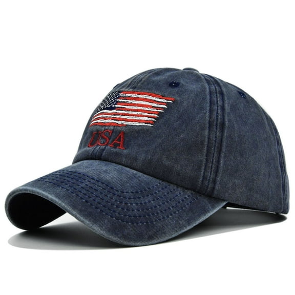 Vintage Baseball Hats for Men American Flag Patch Breathable Mesh Classic Baseball Caps Adjust Cotton Running Ball Hats