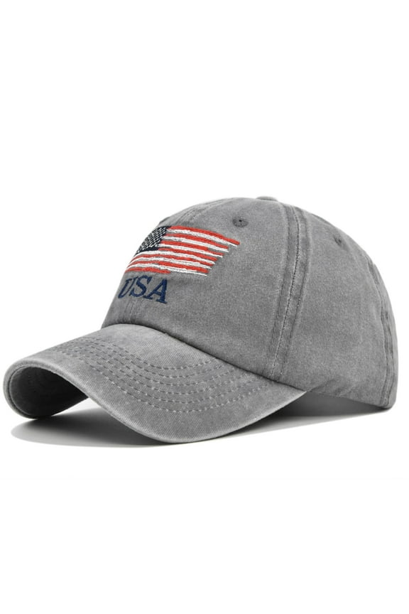 Vintage Baseball Hats for Men American Flag Patch Breathable Mesh Classic Baseball Caps Adjust Cotton Running Ball Hats