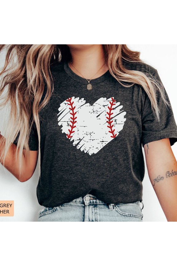 Vintage Baseball Mom Baseball Heart Baseball Lover Baseball Distressed Heart Baseball Fan Gift - Perfect Gifts For Everyone