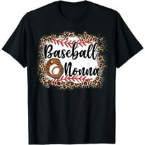 Vintage Baseball Nonna Leopard Baseball Pride T-Shirt