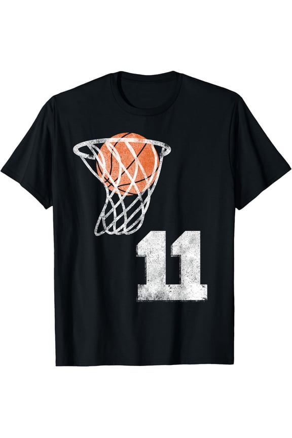 Vintage Basketball Jersey Number 11 T-Shirt Player Number T-Shirt