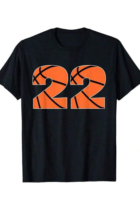 Vintage Basketball Number 22 Player Basketball T-Shirt