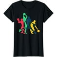 thumbnail image 1 of Vintage Basketball T-shirt Gifts for Men, Women, Kids T-Shirt, 1 of 3