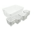 thumbnail image 1 of Vintage Baskets for Storage White Cotton Liner, Assorted Set of 5, 1 of 4