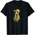 thumbnail image 1 of Vintage Bass Guitar Classy Headstock for Bassist T-Shirt, 1 of 4