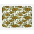 thumbnail image 1 of Vintage Bath Mat, Continuous Nostalgic Style Botanical Pattern with Flowers Pine Cones, Plush Bathroom Decor Mat with Non Slip Backing, 29.5" X 17.5", Dark Orange Multicolor, by Ambesonne, 1 of 2