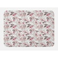 thumbnail image 1 of Vintage Bath Mat, Pastel Floral Blossom Petals Romantic Flourishing, Plush Bathroom Decor Mat with Non Slip Backing, 29.5" X 17.5", Pale Pink Warm Taupe, by Ambesonne, 1 of 2