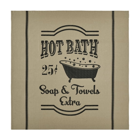 Vintage Bath Shower Curtain 72x72 # 83125