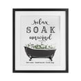 thumbnail image 1 of Stupell Industries Shabby Chic Vintage Bathing Reminders Black Framed Print Under Glass, 17 x 21, by Lettered and Lined, 1 of 8