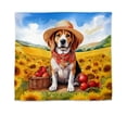 thumbnail image 1 of Vintage Beagle Say Hello Mother's Day Summer Sunflower Field Tapestry Beagles Dog Lover Gifts Idea Wall Hanging Backdrop Home Decor - 12005, 1 of 5