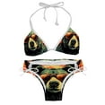 thumbnail image 1 of Vintage Bear Detachable Sponge, Adjustable Strap, Bikini Set Two-Pack Swim Suit – Beach, Pool, Vacation, 1 of 6