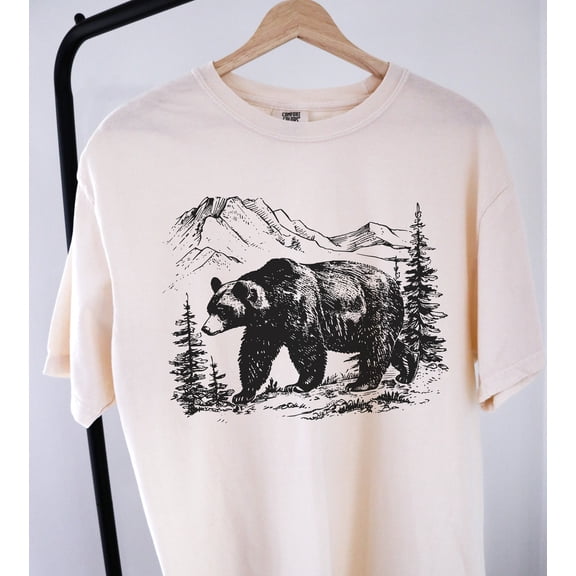 Vintage Bear Tshirt, Bear Shirt, Bear Lover , Vintage 90s Nature Shirt, Nature Lover , Animal Shirt, Wildlife Shirt, Bear Tee All Size S-5Xl