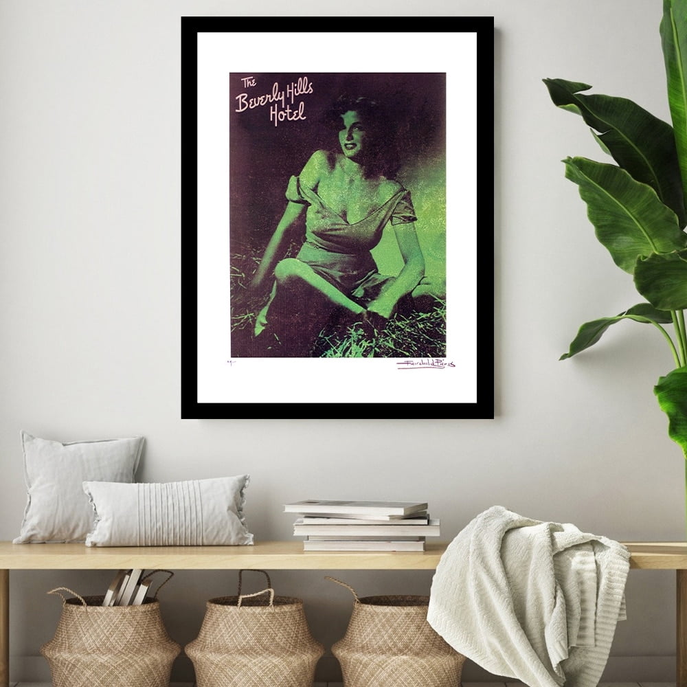 Vintage Beauty at The Beverly Hills Hotel Framed Print