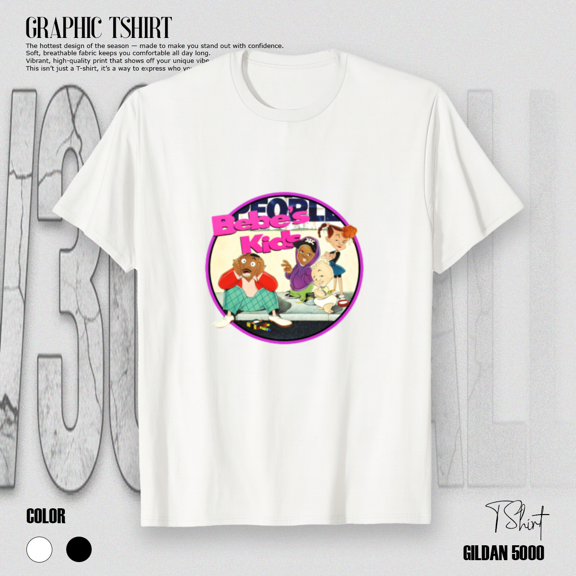 Vintage Bebe Kids Retro Cartoon Nostalgic Throwback Art Unisex T-Shirt, up to size 5XL