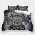 thumbnail image 1 of Vintage Bedroom Decor Gamepad Printed Duvet Cover Quilt Cover Set 2/3pcs Bedding Suit,Twin (68"x86"), 1 of 5