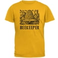 thumbnail image 1 of Vintage Bee Beekeeper Hive Mens T Shirt, 1 of 1