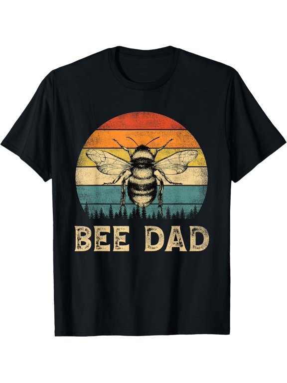Vintage Bee Dad Bee Lovers Daddy Father's Day T-Shirt