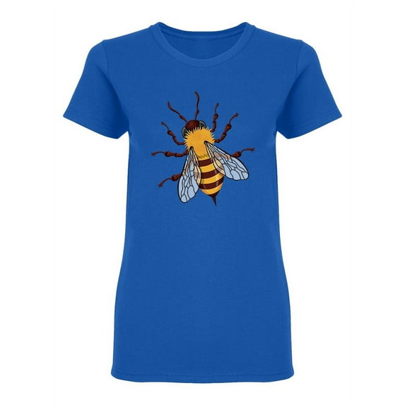 Vintage Bee Design Shaped T-Shirt Women -Image by Shutterstock, Female x-Large