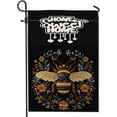 thumbnail image 1 of Vintage Bee Garden Flag 12x18 Inch Linen Vertical Outdoor Flag with Floral Design for House Front Yard Backyard Lawn Decor, 1 of 6
