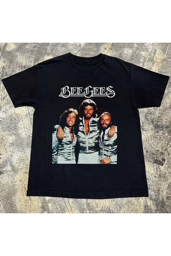Vintage Bee Gees Band Gift Lover T-shirt Short All Size S to 5XL 2F907
