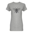 thumbnail image 1 of Vintage Bee Hand Drawn Design Shaped T-Shirt Women -Image by Shutterstock, Female Small, 1 of 2