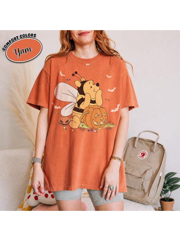 Vintage Bee Pumpkin Shirt, Spooky Gifts for Women and Fans