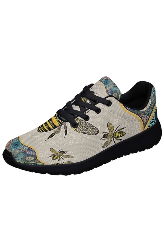 Vintage Bee Shoes Sneakers Black Size 4.5