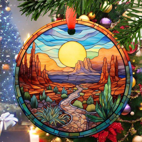 Vintage Bee Yellow1 Christmas Ornament, Ceramic/Acrylic Ornament, Special Keepsake for Mother, Valentine Ornament Gift, Seasonal Festival Keepsake, Collectible 2025