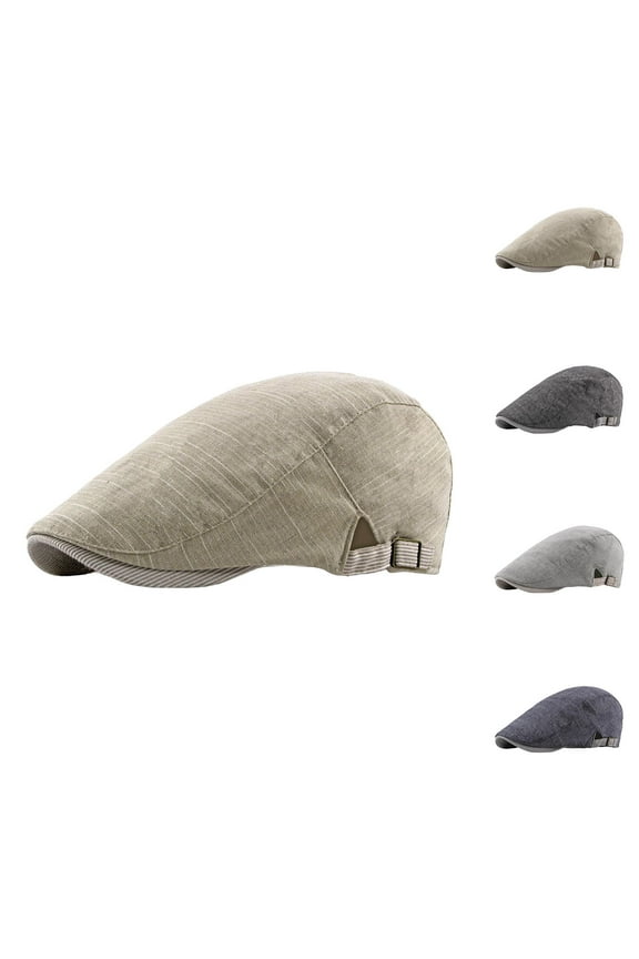 Vintage Beret Flat Cap And Beret, Red Beret, Slouchy Beret, for Solar Fan Hat Classic Wool Beret Hat for Men And Women Lightweight British Style Unisex Fashion Cap for Autumn And Spring