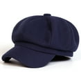 thumbnail image 1 of Vintage Beret Hats Women Fashion Caps Flat Top Hats Casual Versatile Headwear for Fall Winter Seasons Outdoor Activities Daily Wear Fashion Accessories, 1 of 1