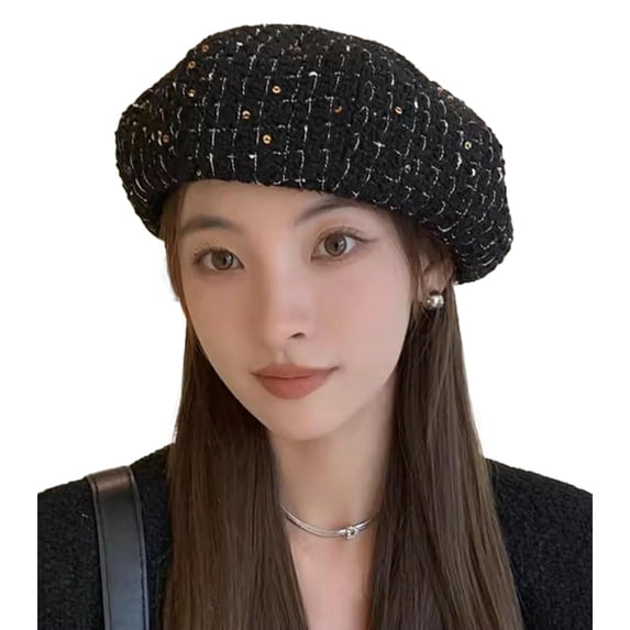 Vintage Berets for Women French Beret Hats for Women Chic Beanies Painter Cap Octagonal Cap Fall Winter Hat Accessories