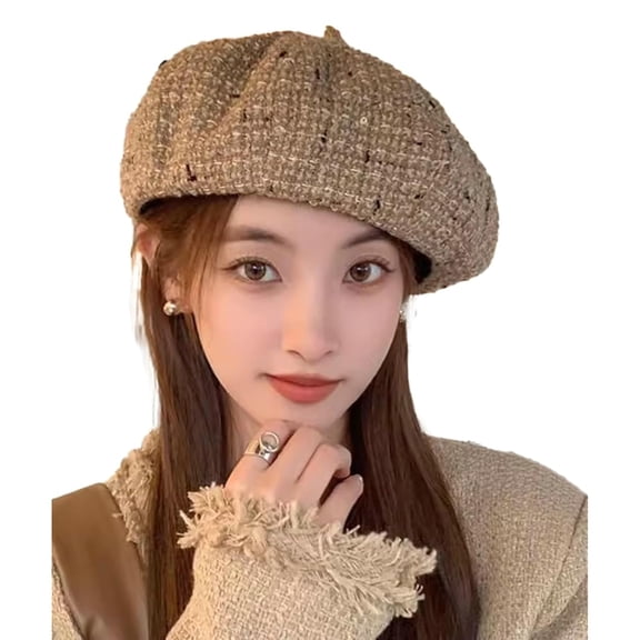 Vintage Berets for Women French Beret Hats for Women Chic Beanies Painter Cap Octagonal Cap Fall Winter Hat Accessories