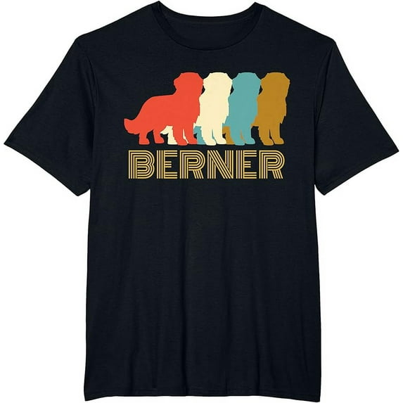 Vintage Bernese Mountain Dog T-shirt, I Love My Berner