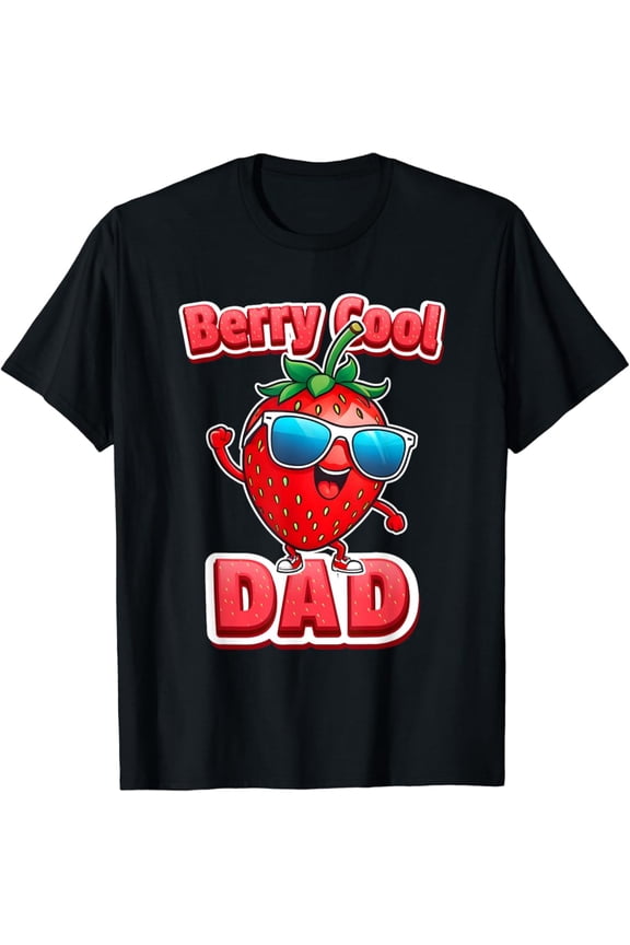 Vintage Berry Cool Dad Strawberry Dab T-Shirt Size S-5XL Best Birthday Gifts, Unisex T-Shirt