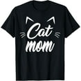 thumbnail image 1 of Vintage Best Cat Mom Ever T-Shirt Cat Mother's day Gift T-Shirt, 1 of 5