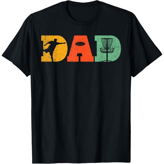 Vintage Best Dad By Par Disc Golf Dad Flying Disc Golfers Players T-Shirt S-5XL Birrthday Tee Gifts Vintage Tee -Birthday Gifts