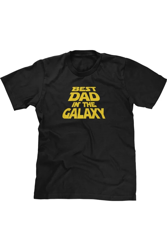 Vintage Best Dad In The Galaxy Movie Fan Fathers Day Gift Birthday Present Mens Tee - Perfect Gifts For Everyone