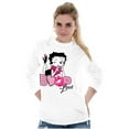 thumbnail image 1 of Vintage Betty Boop Cartoon Love Women Plus Size Long Sleeve Tee Brisco Brands 3X, 1 of 6