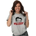 thumbnail image 1 of Vintage Betty Boop Hashtag Sassy Women's Graphic T Shirt Tees Brisco Brands S, 1 of 5