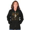 thumbnail image 1 of Vintage Betty Boop Tough Biker Babe Zip Hoodie Sweatshirt Women Brisco Brands L, 1 of 5
