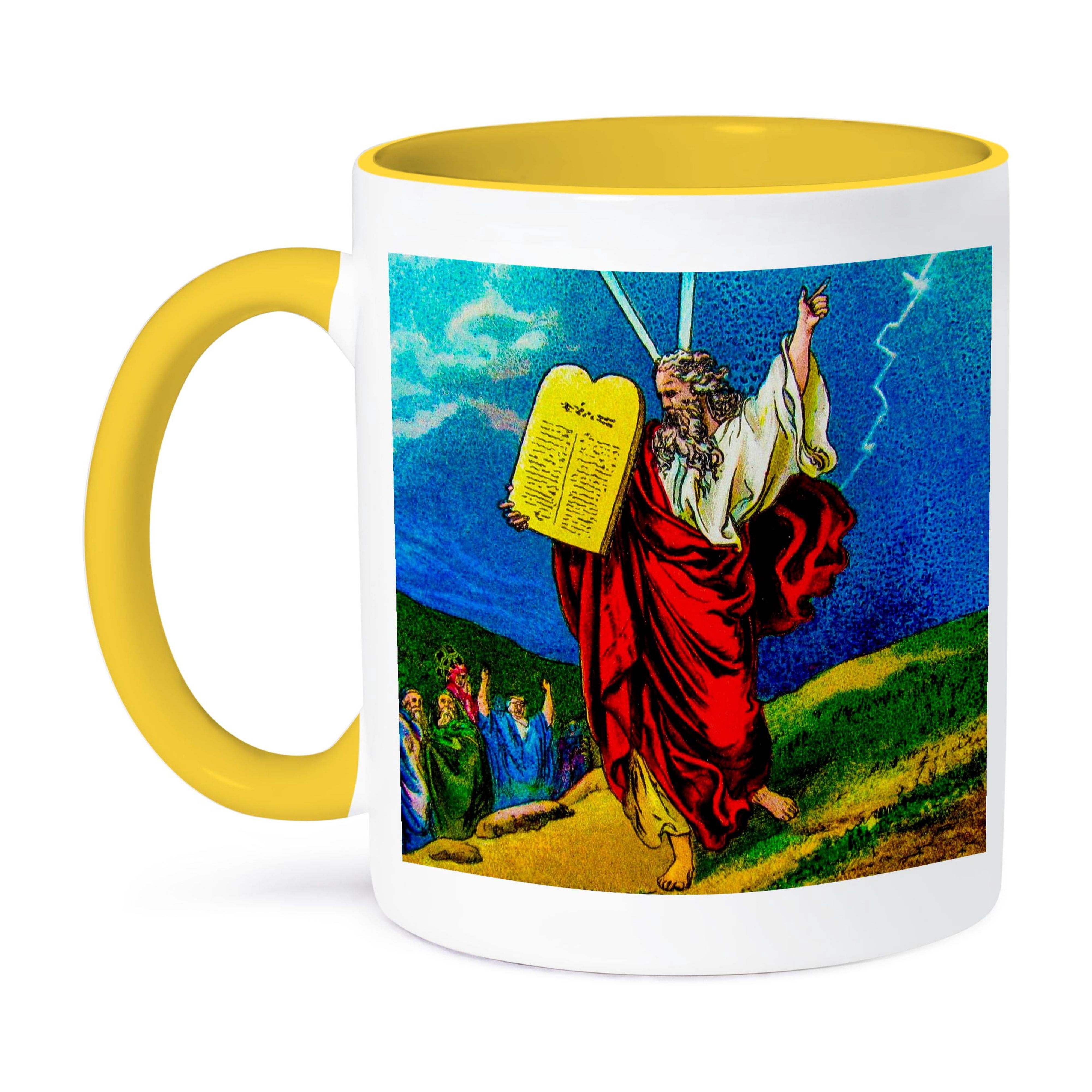 3dRose, Vintage Bible Story Moses Brings Down the Ten Commandments 1891 ...