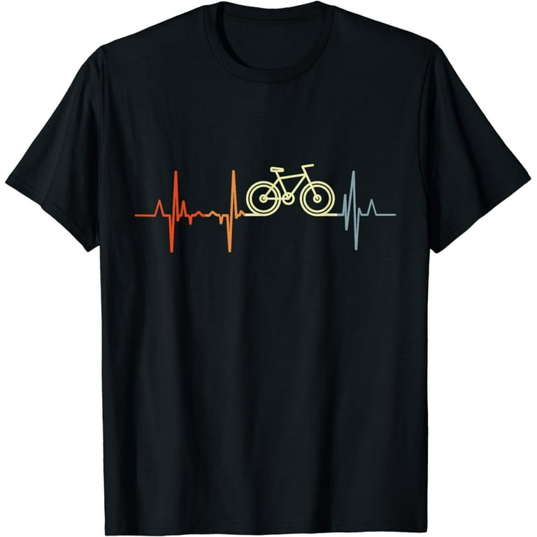 Bike Heartbeat Pulse Shirt - Funny Bike Shirt