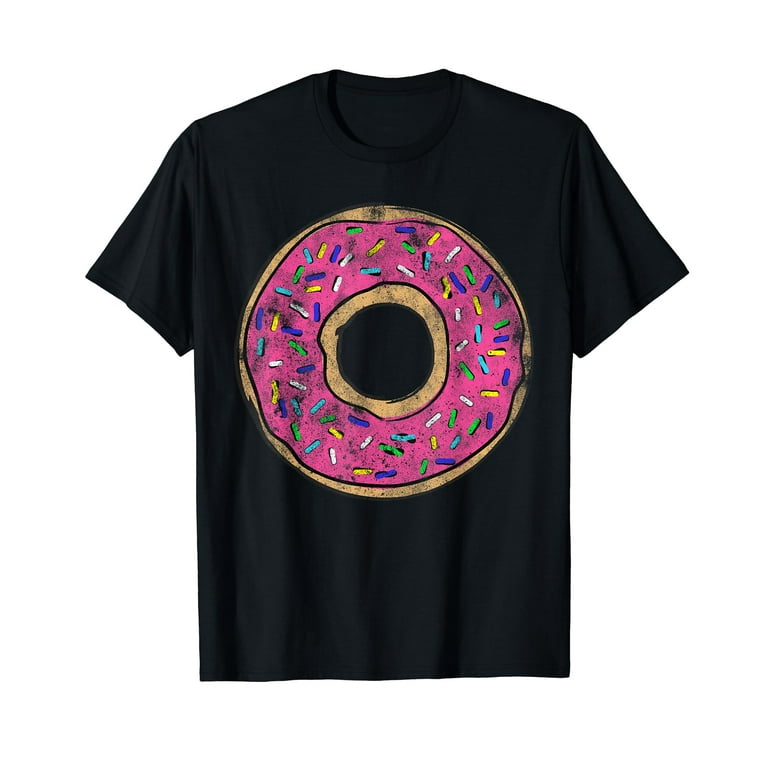 Vintage Big Pink Donut Shirt Sprinkles Doughnut Vintage Big Pink Donut Shirt Sprinkles Doughnut