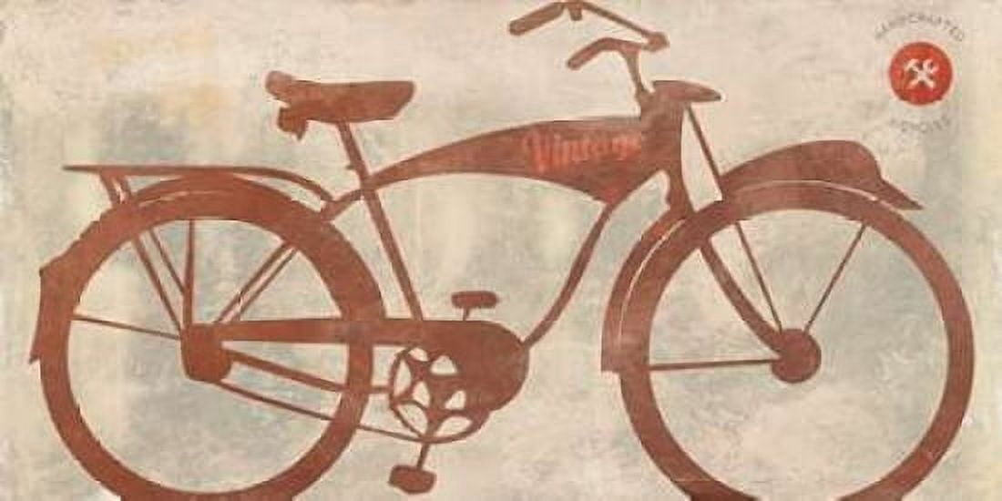 Vintage Bike Canvas Art - Skip Teller (10 x 20)