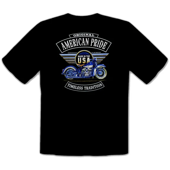 Vintage Biker Panhead Harley Vintage Motorcycle Bike Motorcy Black T-Shirt -386