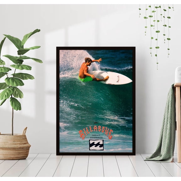 Vintage Billabong Surfing Poster, Unframed Paper Poster 16x20in