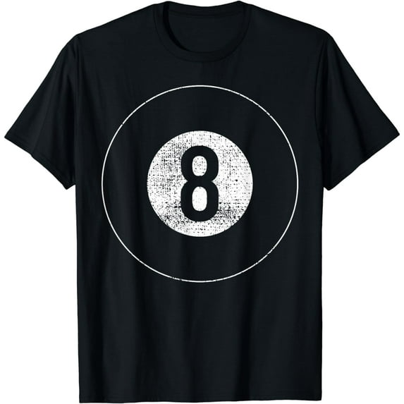 Vintage Billiards 8 Eight Ball Gift Pool T-Shirt